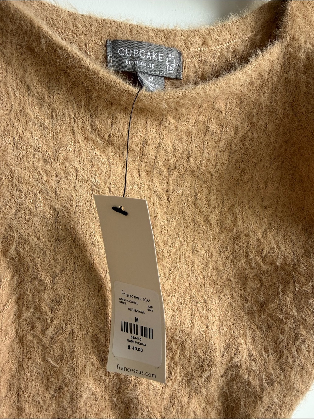 Cake NWT Fluffy Square-Neck Tank Sz M - Picture 3 of 3